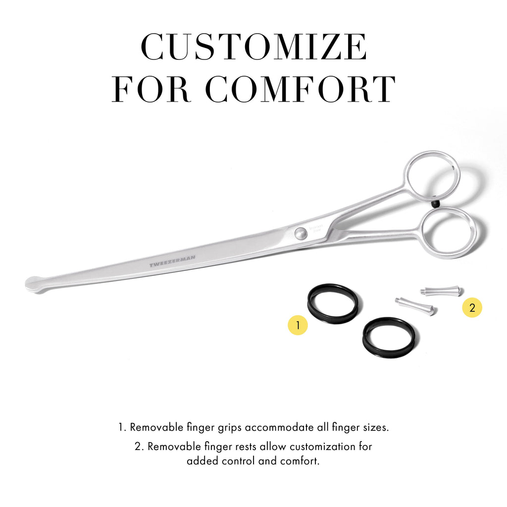 Curved Grooming Shears 9"