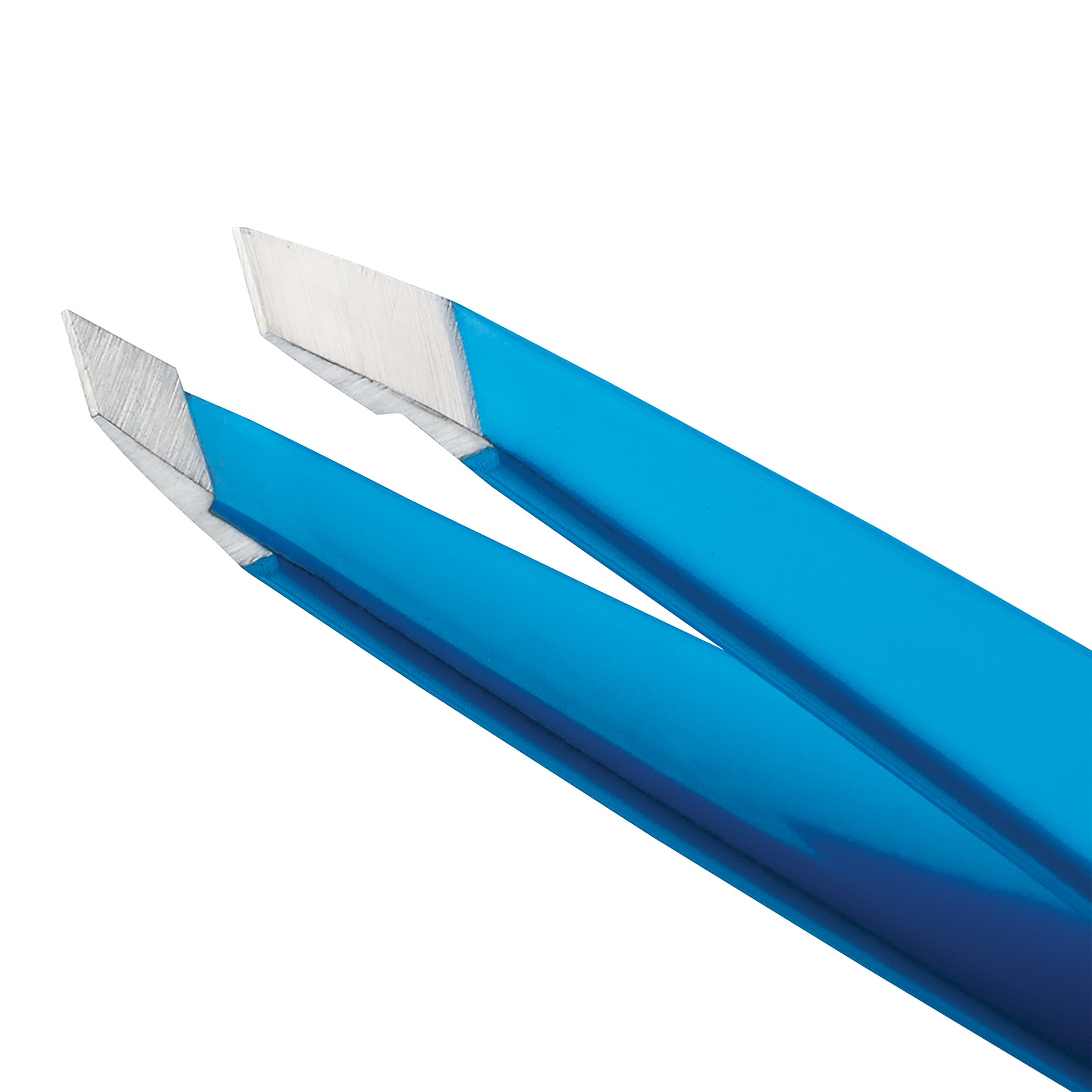 Blue Jewel Slant Tweezer