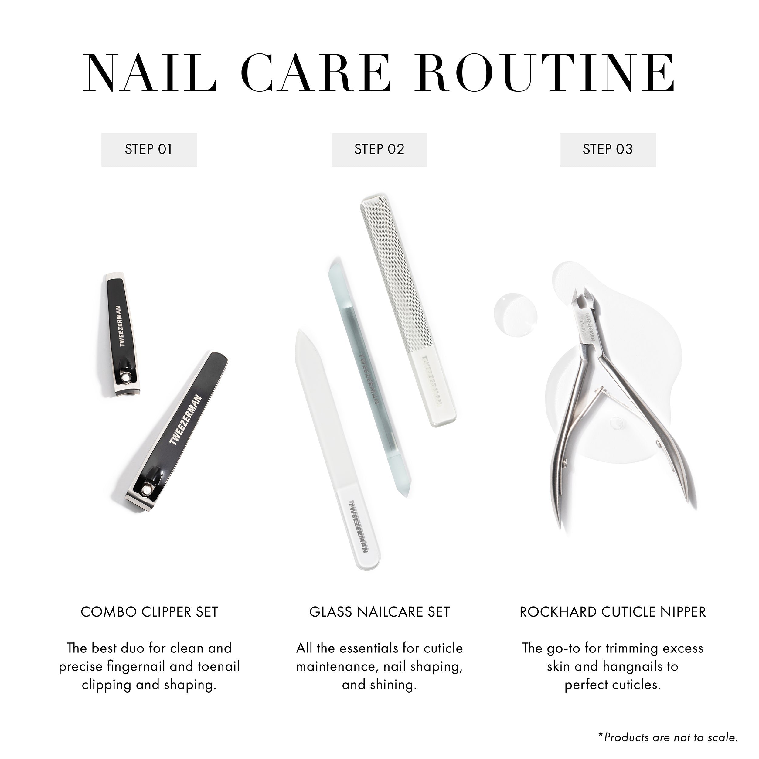 Glass Nailcare Set