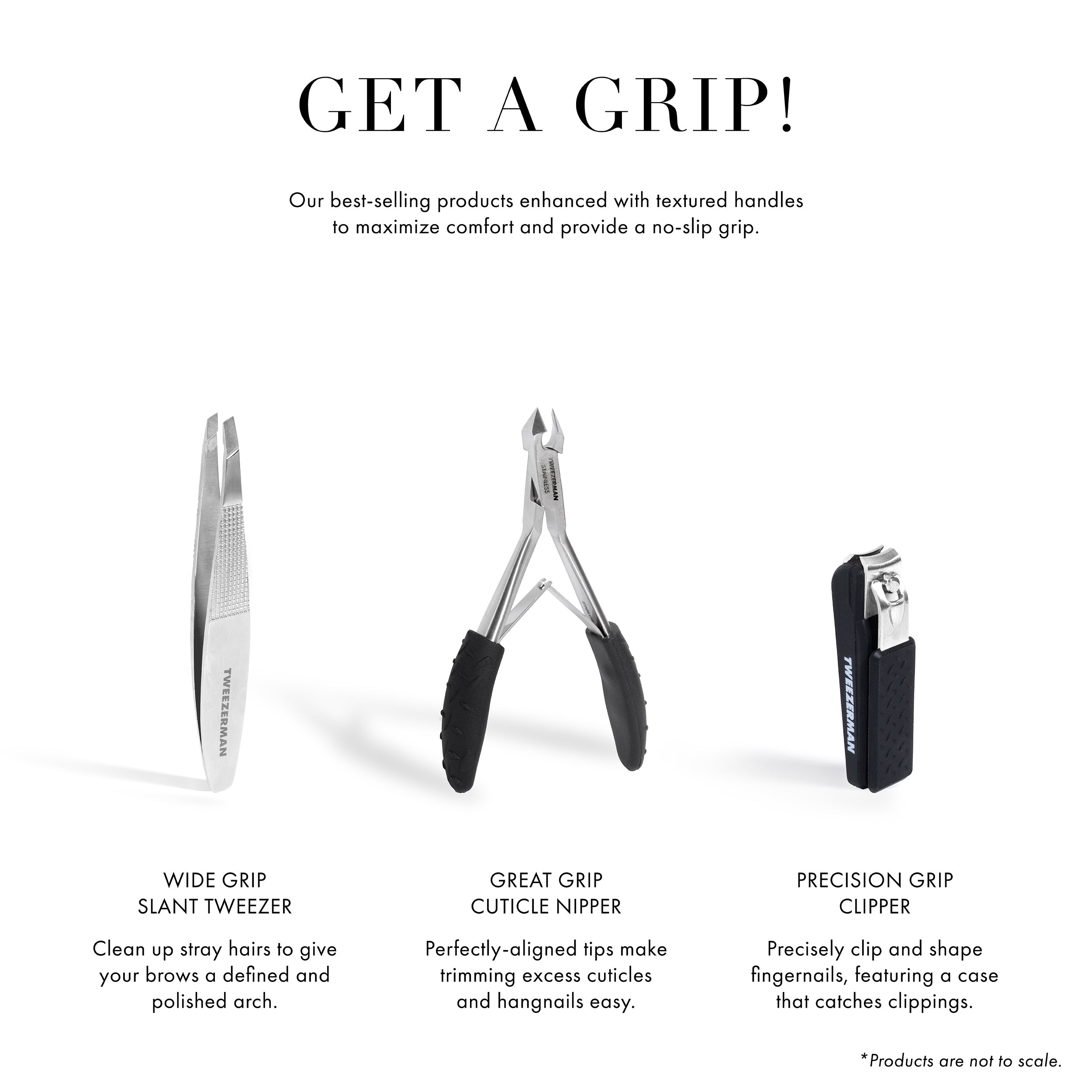Wide Grip Slant Tweezer