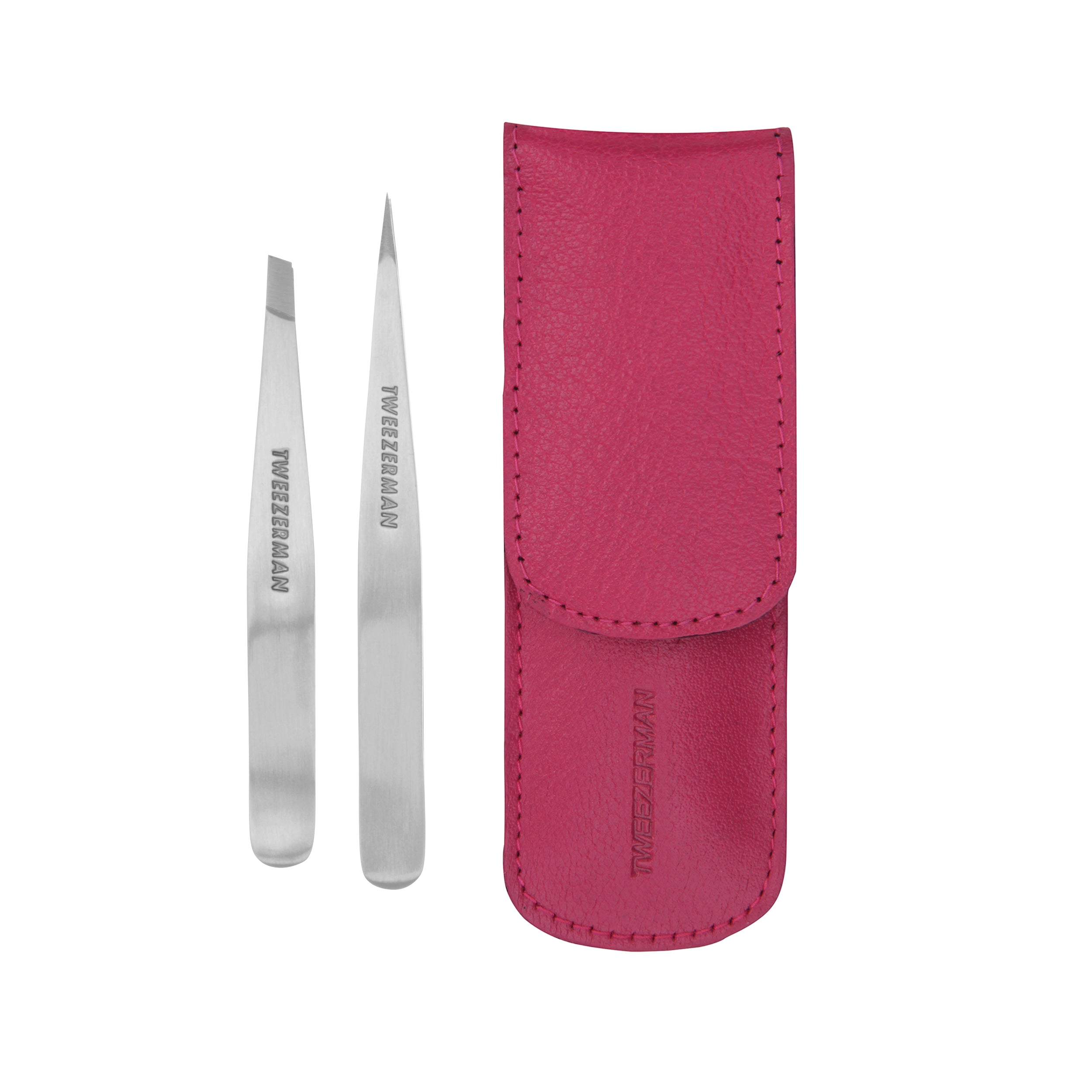 Petite Tweeze Set With Pink Case