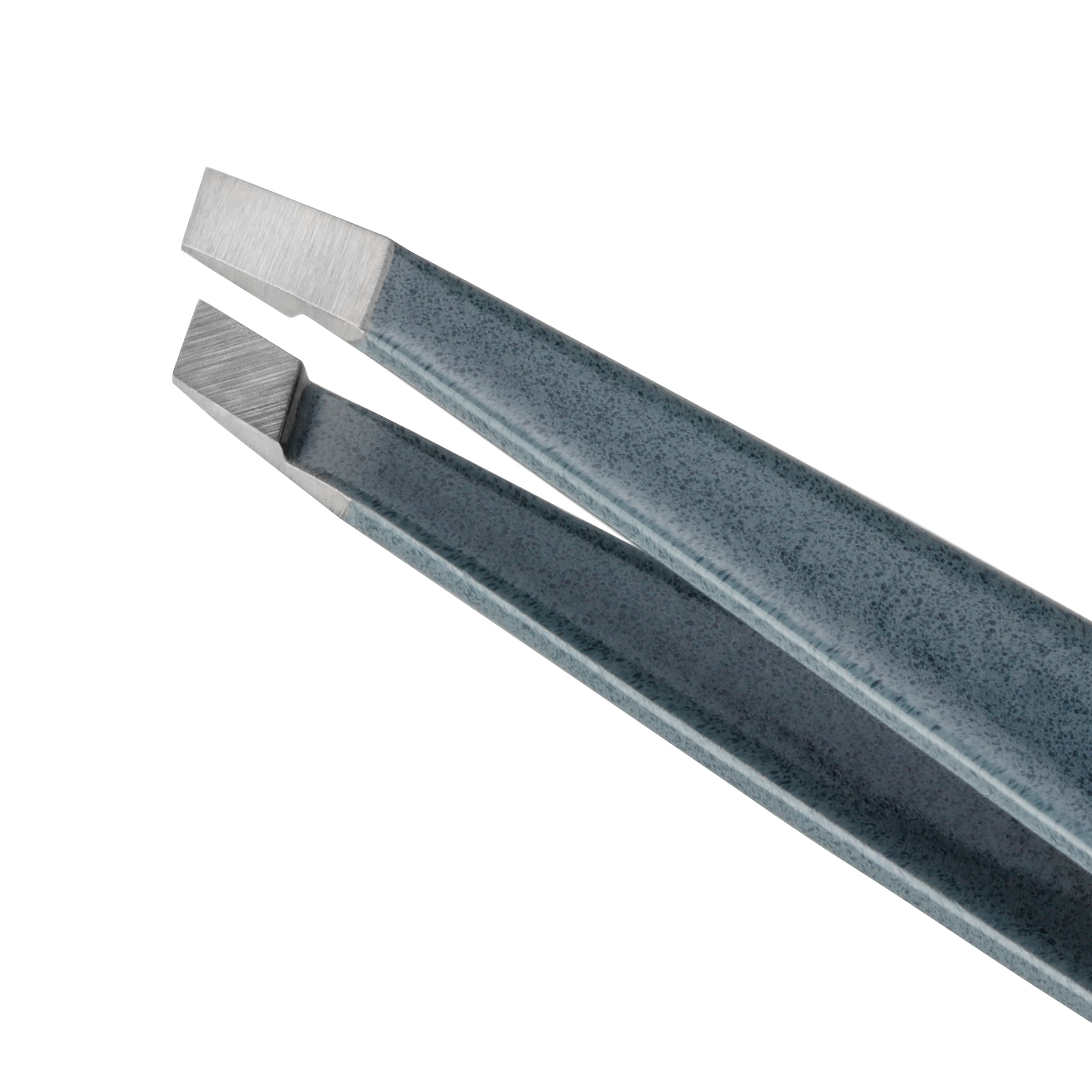 Blue Stone Slant Tweezer