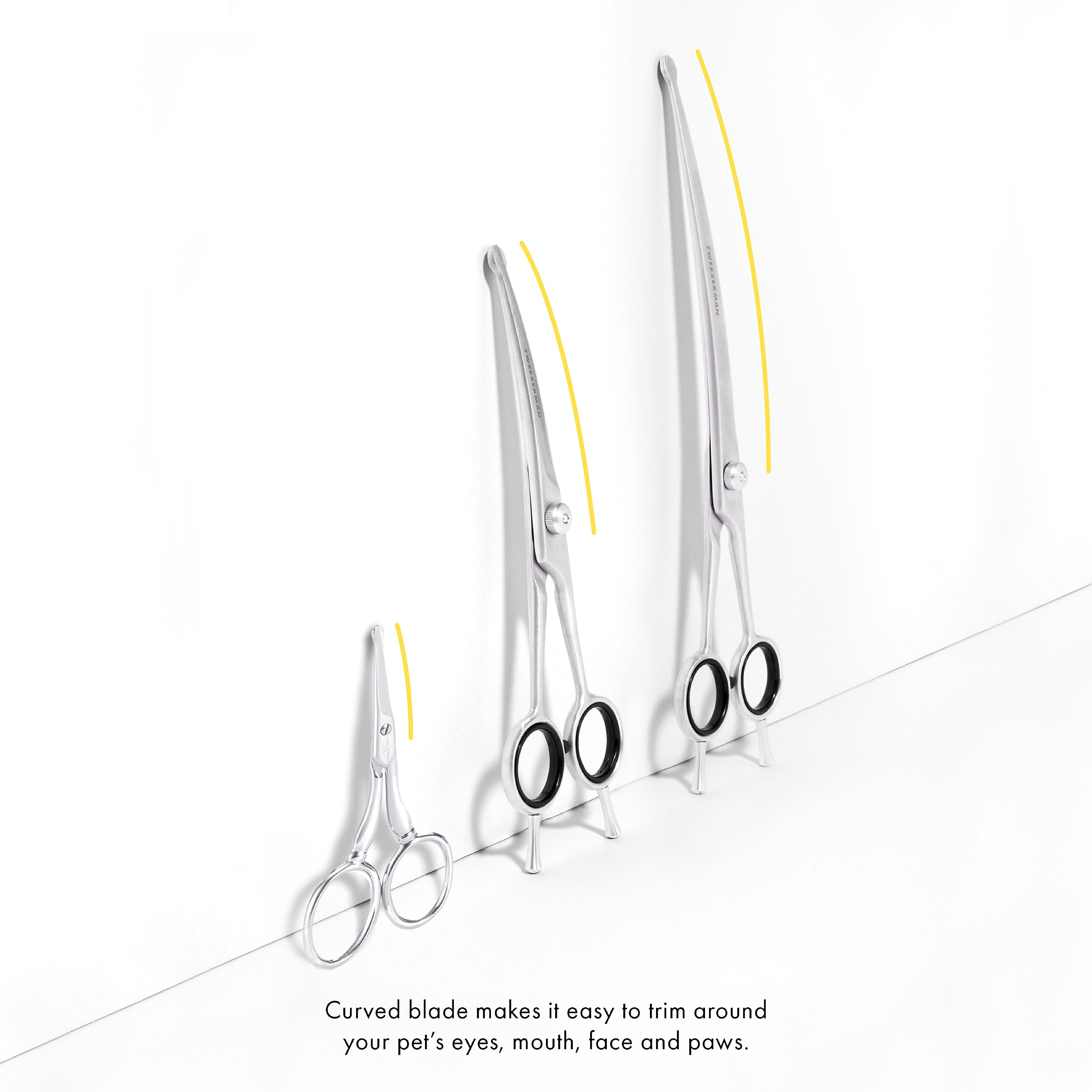 Curved Grooming Shears 7"