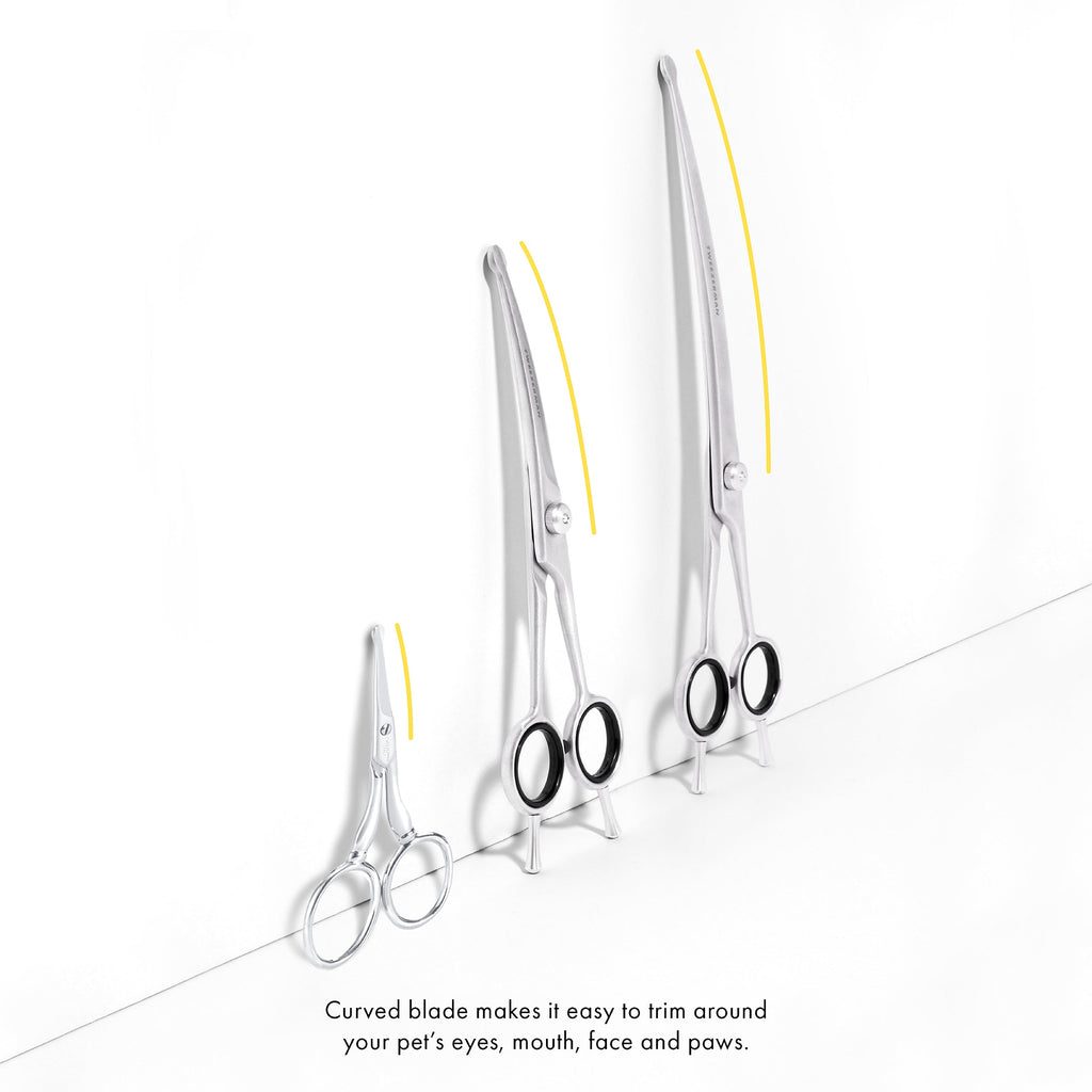 Curved Grooming Shears 9"