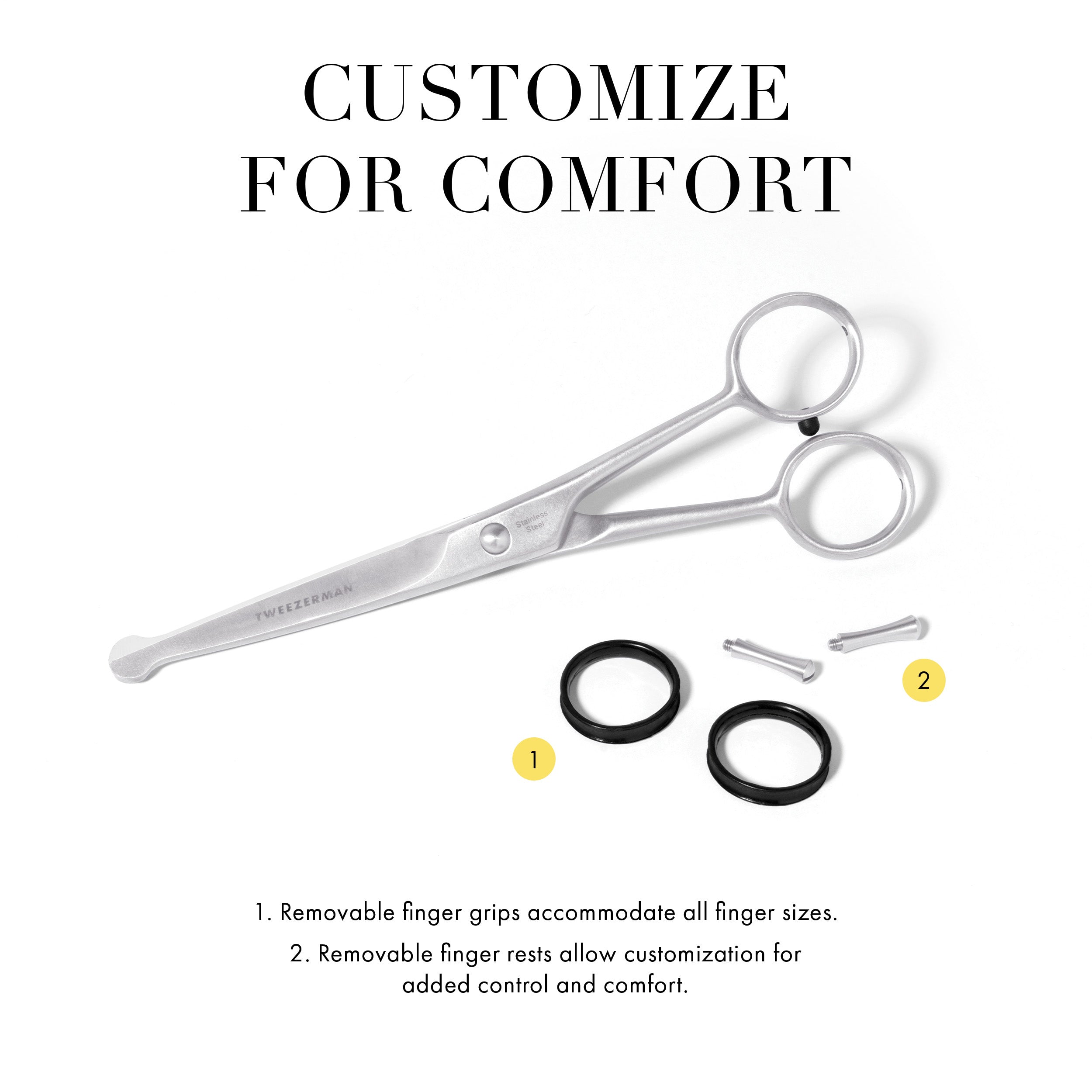 Curved Grooming Shears 7"