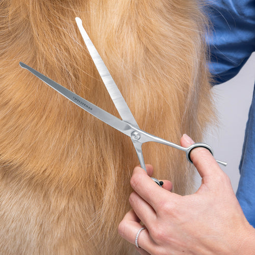 Curved Grooming Shears 9"