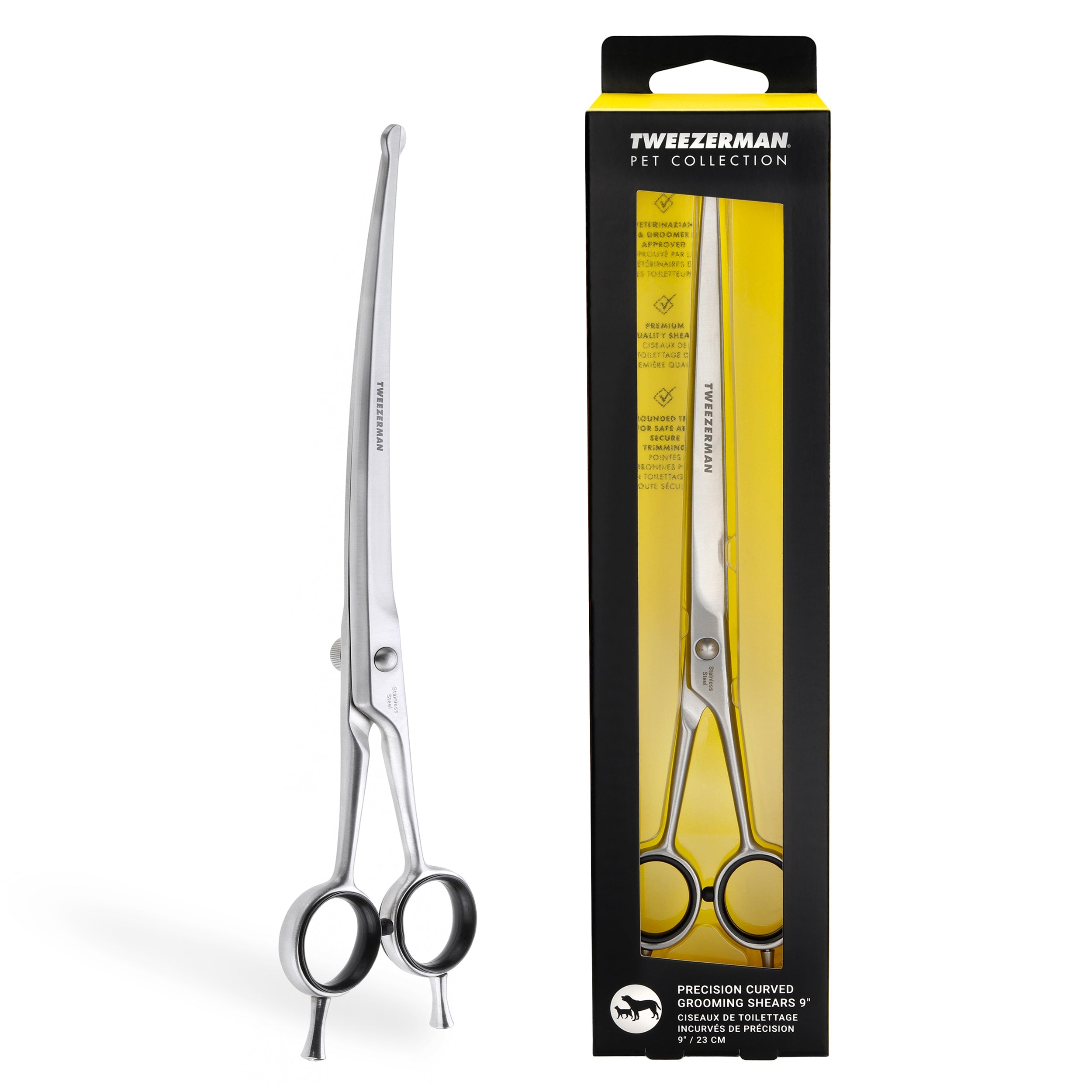 Curved Grooming Shears 9"