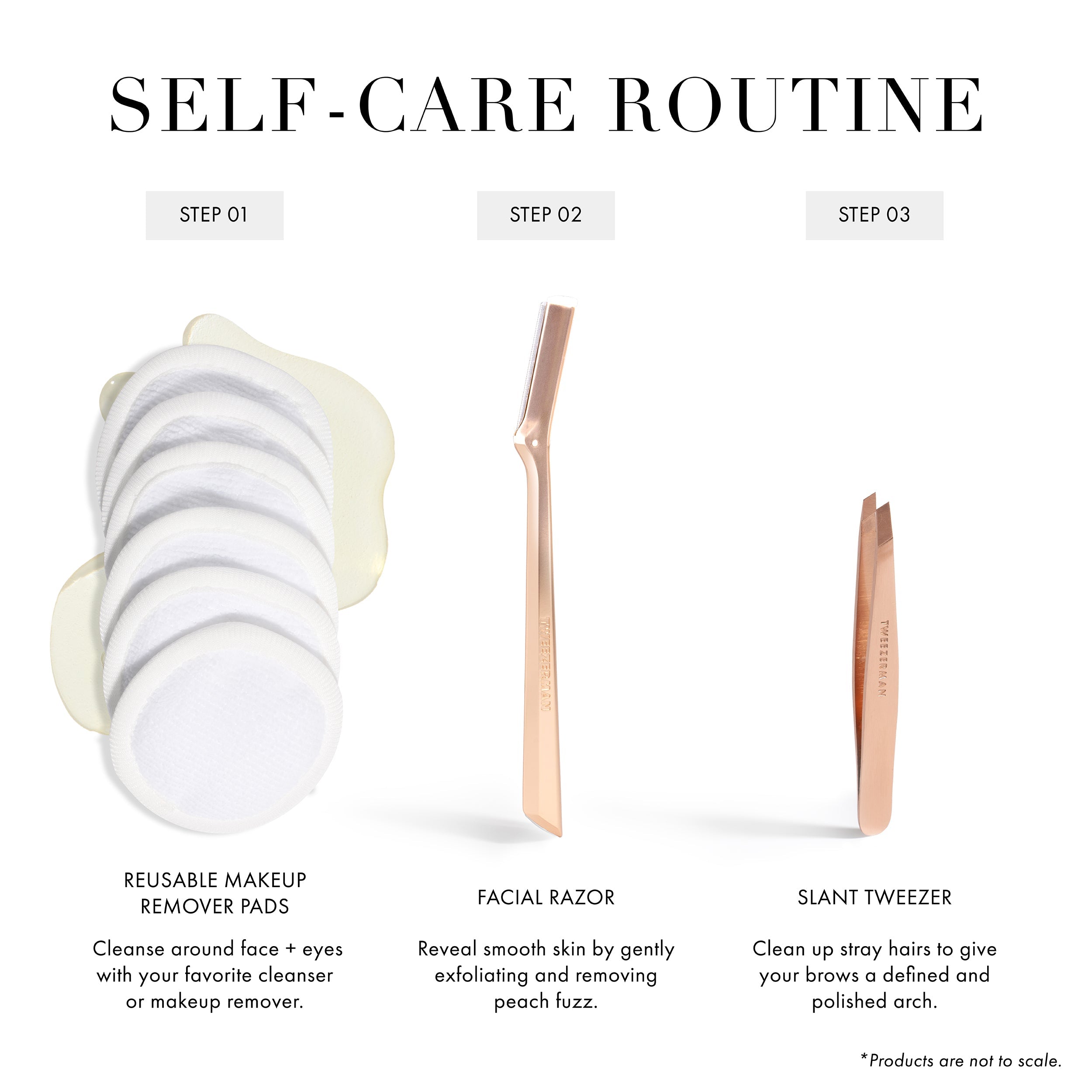 Rose Gold Facial Razor