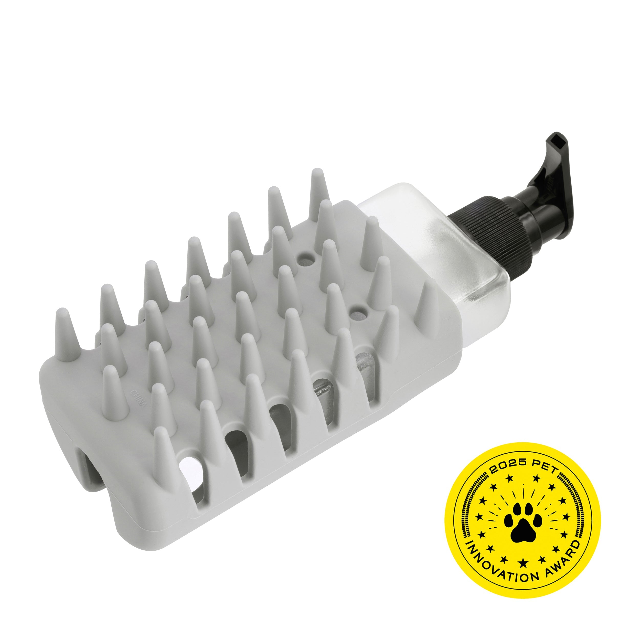 Pet 2-In-1 Shampoo-Dispensing Bath Brush